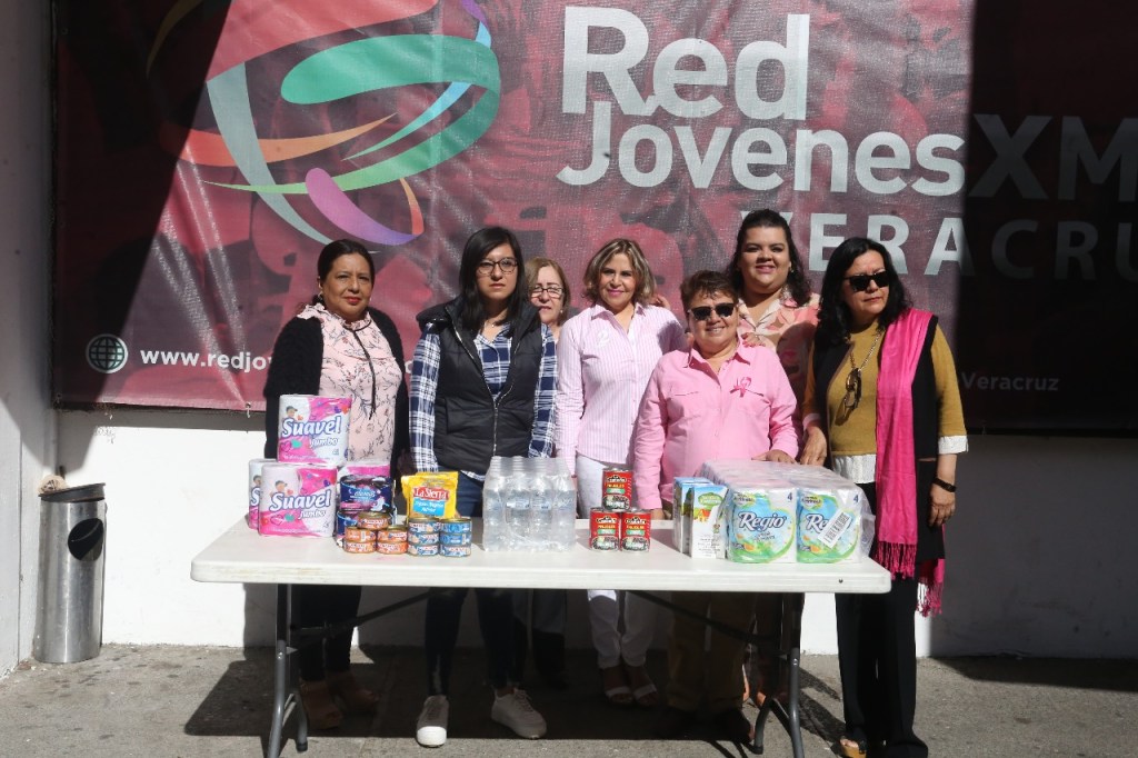 Red de Jóvenes por México en Veracruz colecta víveres en apoyo a personas afectadas por&nbsp;lluvias