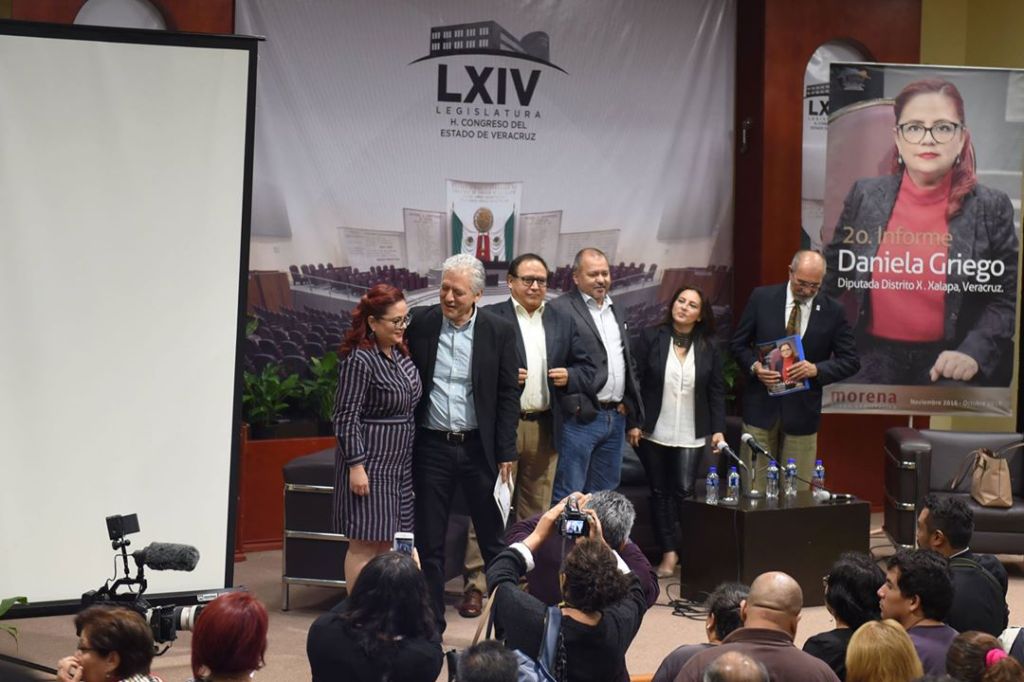 Acuden autoridades municipales a informe de la diputada Daniela&nbsp;Griego