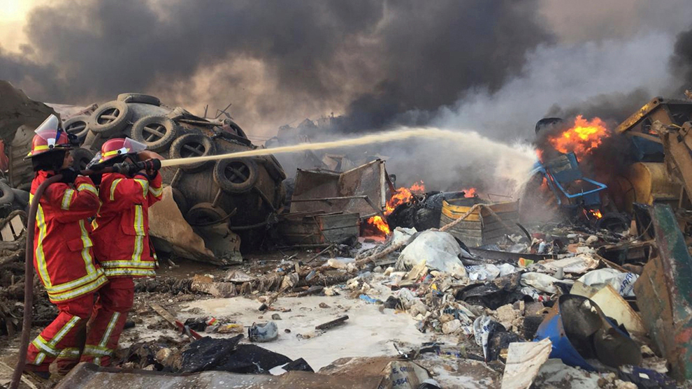 Explosión en Beirut