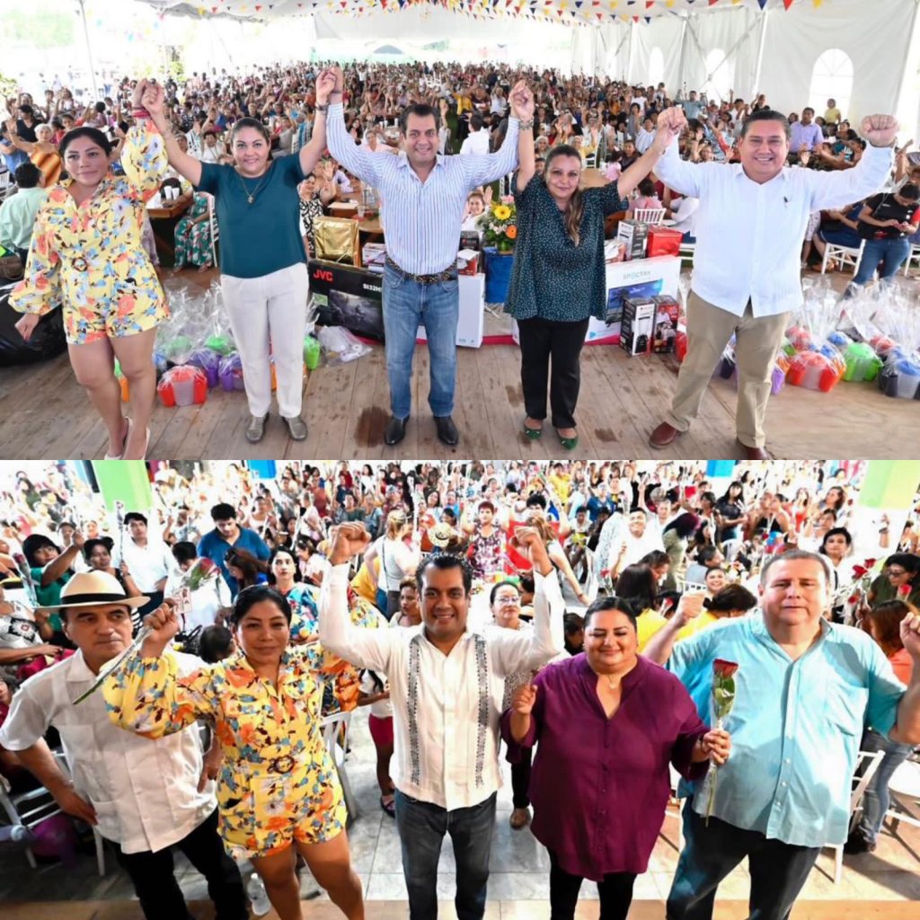 Sergio con las mamis en&nbsp;#Tuxpan