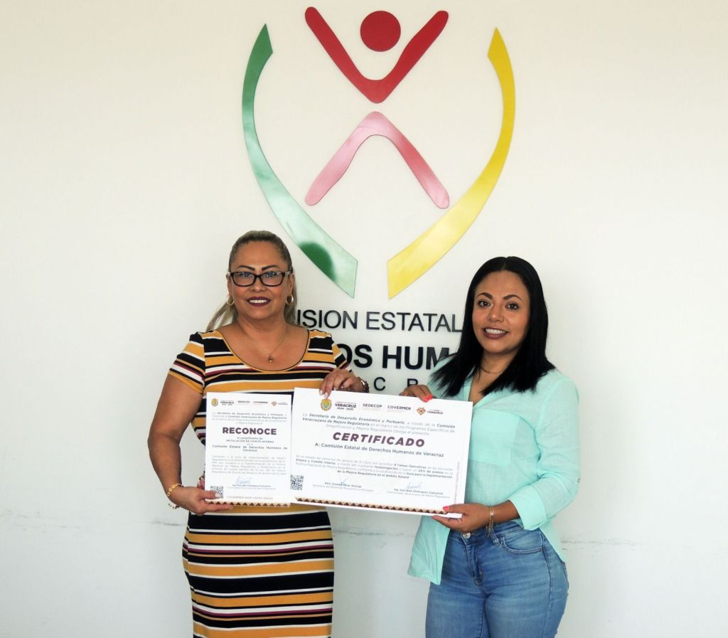 Recibe CEDHV Certificación en Mejora&nbsp;Regulatoria