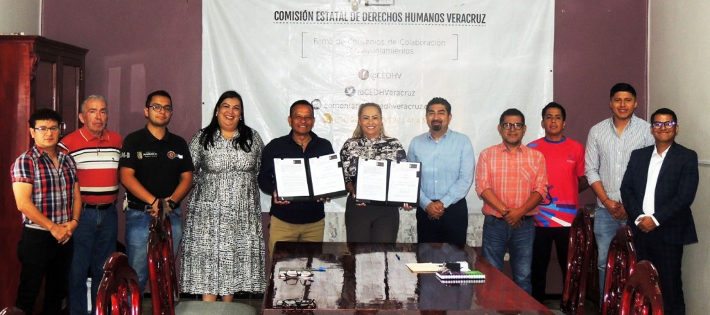Signa CEDH Veracruz y Ayuntamiento de Naolinco convenio de&nbsp;colaboración